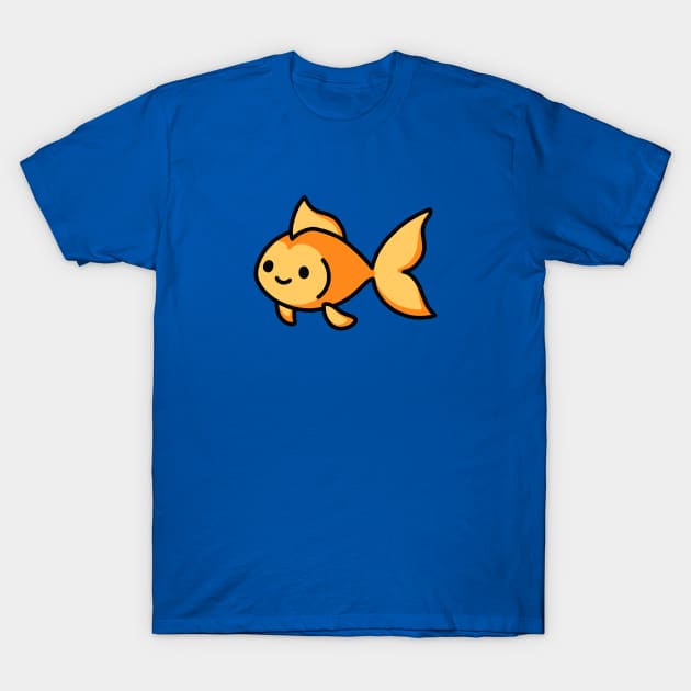 Goldfish T-Shirt by littlemandyart